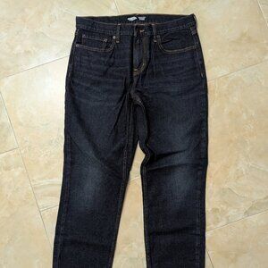 Old Navy Men's Black Jeans Athletic Taper - 33x32